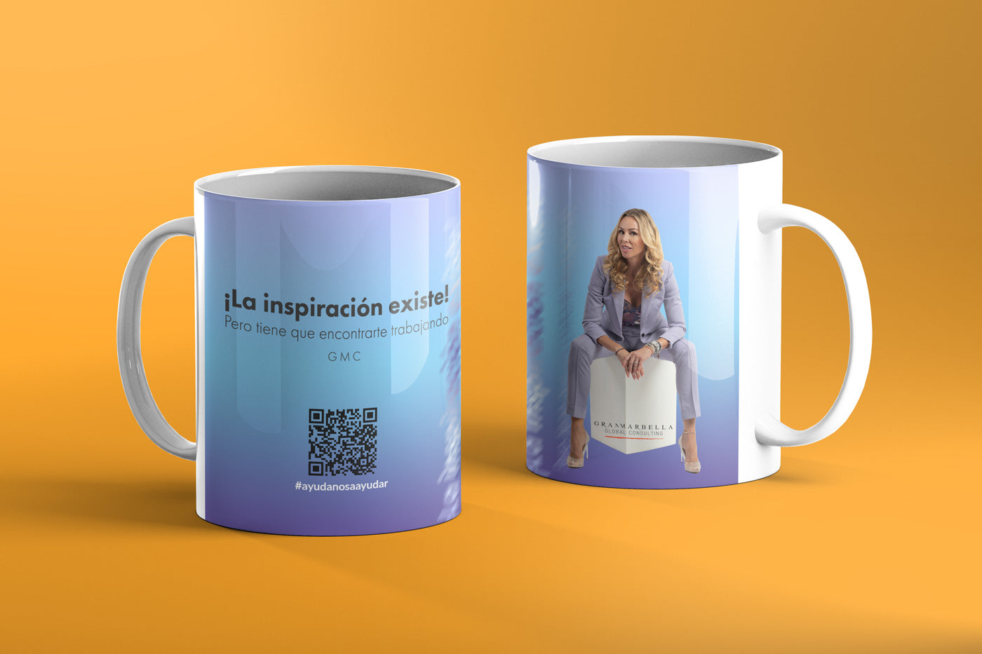 Taza #ayudanosaayudar "La inspiración existe"